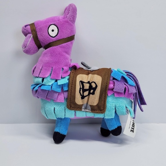 Russ Other - Russ Fortnite Loot Llama Plush Small Stuffed Toy Purple Blue Jazwares 2018 Cute